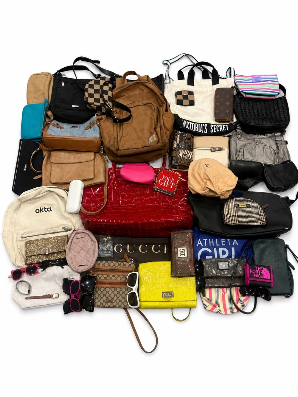 LV, Kate Spade, Gucci Purse Wallet Accessories Wholesale Reseller Box 50Pc NWT - Picture 1 of 13